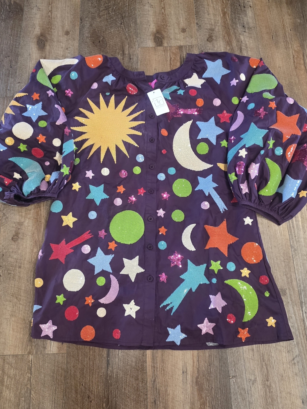 Queen Of Sparkles Planet Dress Size Xs NWT QOS